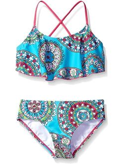 Jasmine Flounce Bikini Beach Sport 2-piece Swimsuit