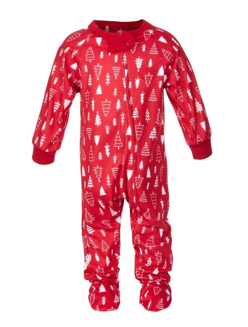 Family Pajamas Matching Baby Merry Trees Footed Family Pajama, Created for Macy's