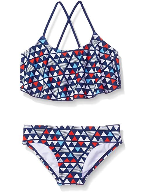Kanu Surf Jade Flounce Bikini Beach Sport 2-piece Swimsuit