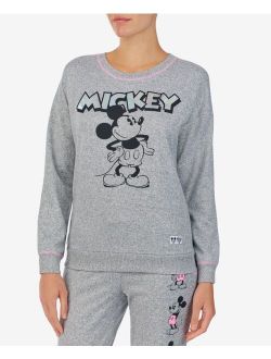 Mickey Mouse Knit Crewneck Pajama Sweatshirt