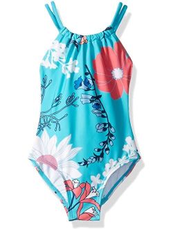 Jasmine Beach Sport Halter One-Piece Swimsuit (Little Kids)