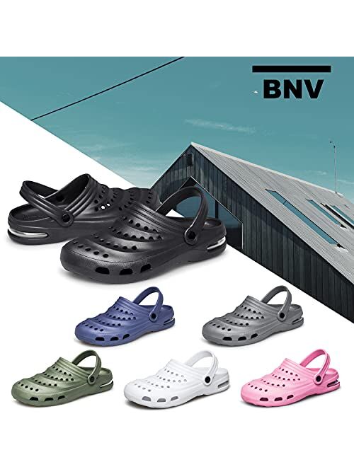 BNV Unisex Garden Clogs Shoes | Beach Water Shoes | Slip on Comfortable Shoes Air Cushion Sandals Slippers