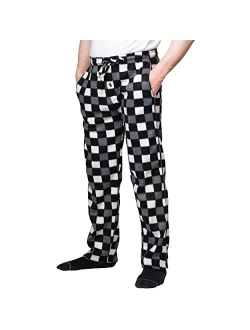 Men's Lounge Pants Fleece Pajamas with Pockets