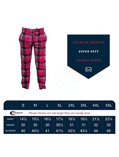 DREAM PAIRS Men's Lounge Pants Fleece Pajamas with Pockets