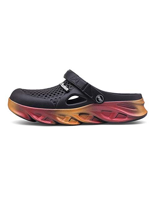 CYian Womens Mens Sandals Anti-Skid Water Shoes Summer Garden Mules Clogs Heighten Shoes