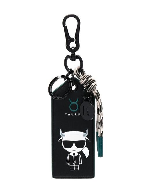 Karl Lagerfeld K/Zodiac Taurus keychain