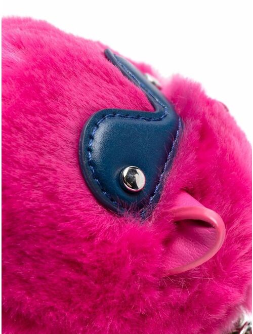 Karl Lagerfeld Cyber Choupette faux-fur keychain
