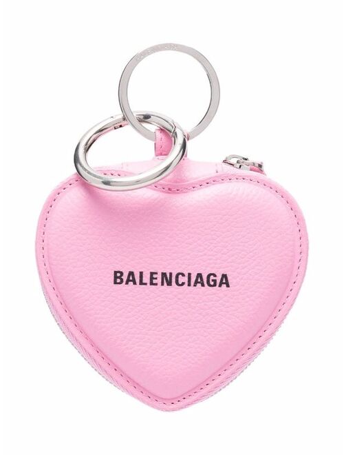 Balenciaga cash heart mirror case