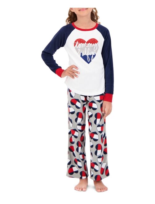 Tommy Hilfiger Big Girls Pajama Set, 2 Piece