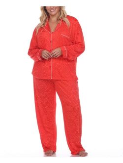 Women's Plus Size Pajama Set, 2 Piece
