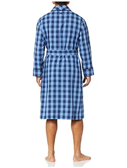 Nautica mens Long-sleeve Lightweight Cotton Woven-robe
