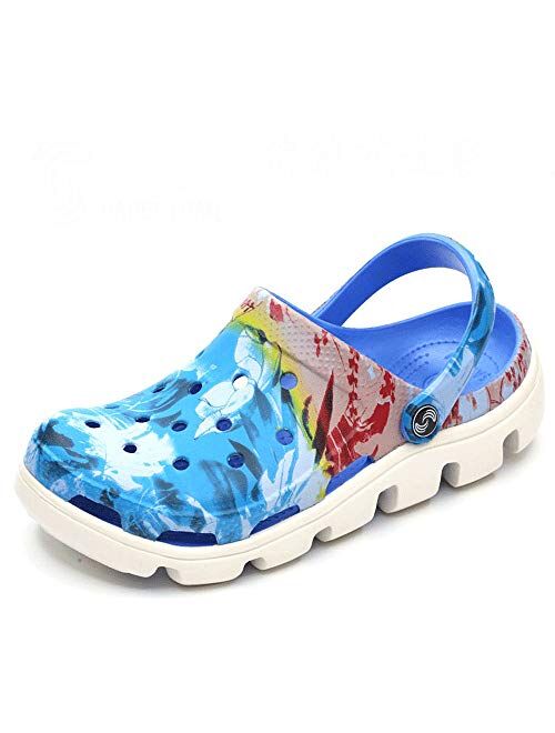 Mxsj Classic Clog for Women Men,Real Need Camo Clogs Pivoting Straps Can Be Mules,A Mojo Clog As Water Shoes