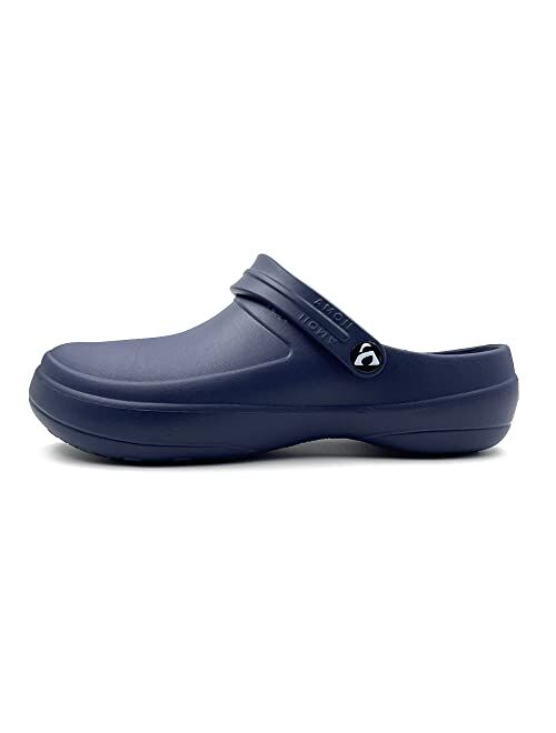 Amoji Unisex Wokr Clogs Slip Resistant Rubber Shoes 203