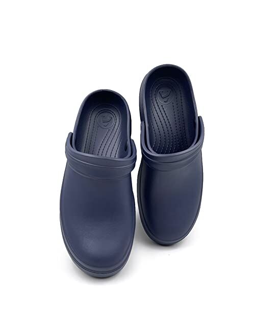 Amoji Unisex Wokr Clogs Slip Resistant Rubber Shoes 203