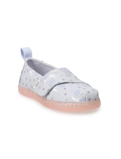 TOMS Foil Starry Sky Baby / Toddler Girls' Alpargata Shoes