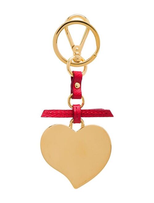 Prada Trick heart-shaped keychain