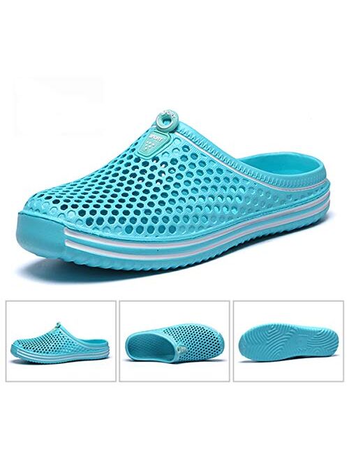 LIBINXIF Women Garden Clog Shoes Beach Sandals Breathable Slippers Shower Footwear Water Walking Shoes