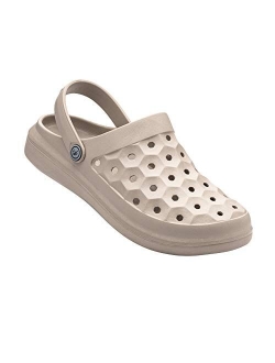 JOYBEES Varsity Clog | Comfortable, Supportive, Sporty and Easy to Clean Athletic Clog Sandal for Everyday Wear | Perfect for Walking with Built in Comfy Massaging Arch S