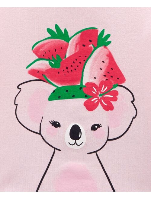 Carter's Baby Girls Koala Snug Fit Pajama, 4 Piece Set