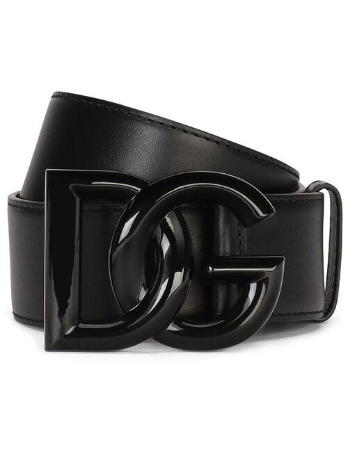 Dolce & Gabbana logo-buckle belt