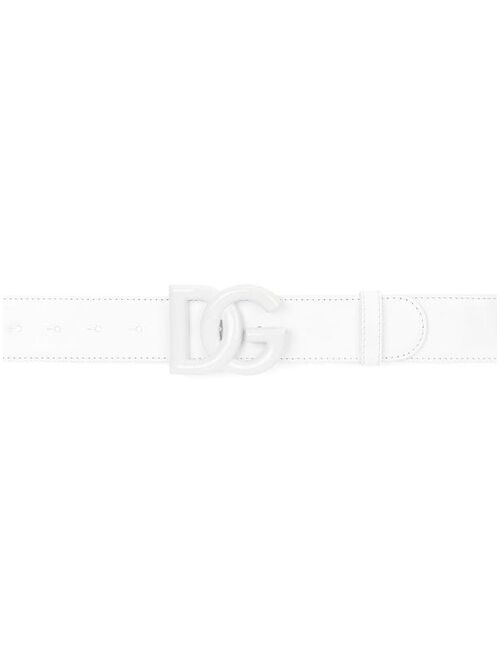 Dolce & Gabbana tonal logo-buckle belt