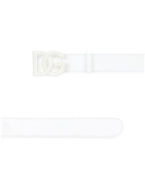 Dolce & Gabbana tonal logo-buckle belt