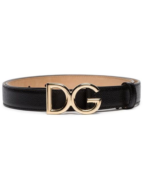 Buy Dolce & Gabbana DG logo buckle belt online | Topofstyle