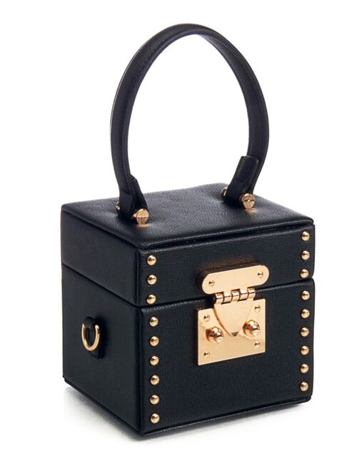 Like Dreams Women's Studded Treasure Box Clutch