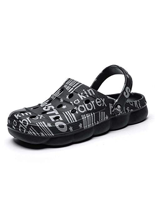 Yxdchw Men's Women's Quick-Drying Breathable Upper Thick Non-Slip Sole Lightweight Garden Clog Shoes Comfortable Beach Shoes Clogs Mules Shoes