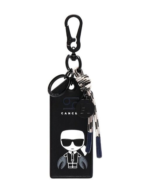 Karl Lagerfeld K/Zodiac Cancer keychain