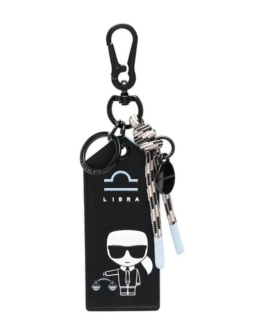 Karl Lagerfeld K/Zodiac Libra keychain