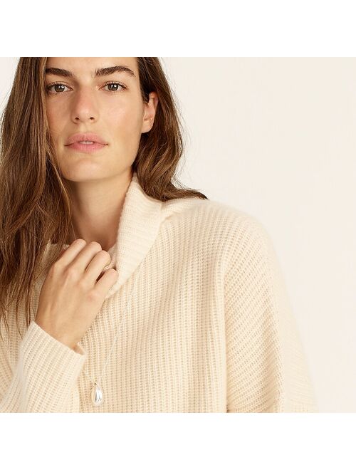 J.Crew Cashmere relaxed turtleneck sweater