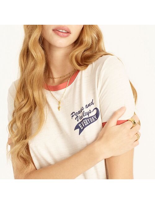 J.Crew Vintage cotton "Peaks and Valleys" T-Shirt