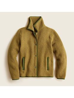Polartec® fleece snap-front jacket