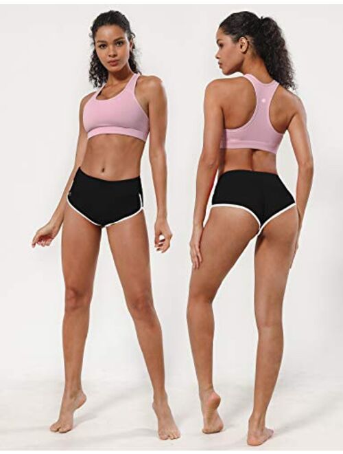 BUBBLELIME XS-XXL Sexy Booty Yoga Shorts Running Shorts Women Workout Fitness Active Wicking UPF30+ Yoga Tummy Control