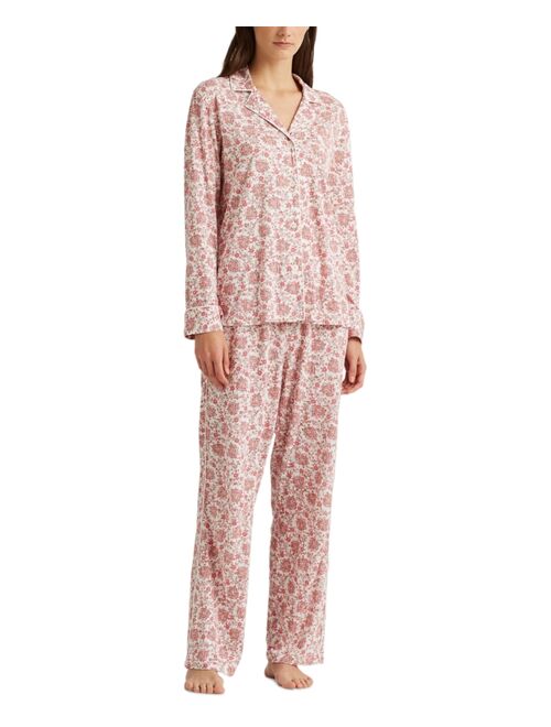 Polo Ralph Lauren Women's Knit Notch Pajama Set