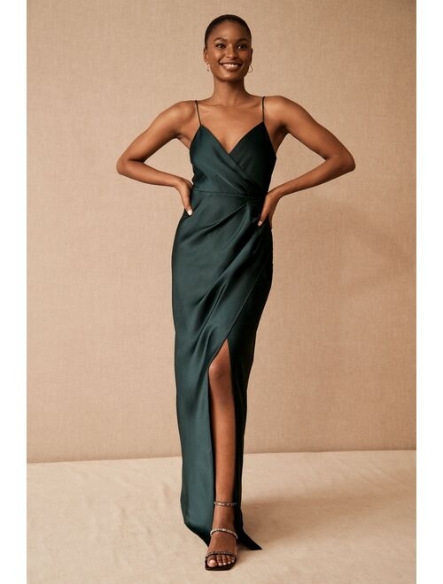 BHLDN Freya Satin Charmeuse Dress