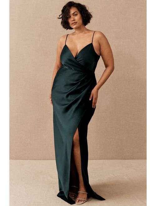 BHLDN Freya Satin Charmeuse Dress