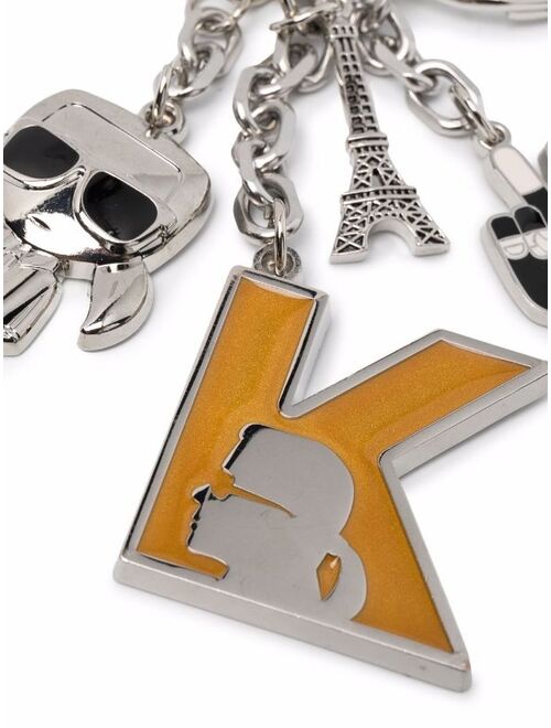 Karl Lagerfeld K/Studio charm keychain