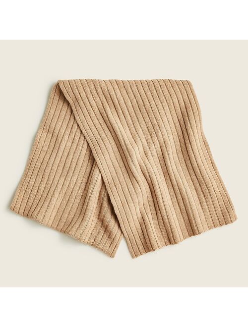 J.Crew Ribbed cashmere scarf