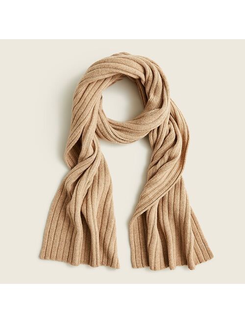 J.Crew Ribbed cashmere scarf