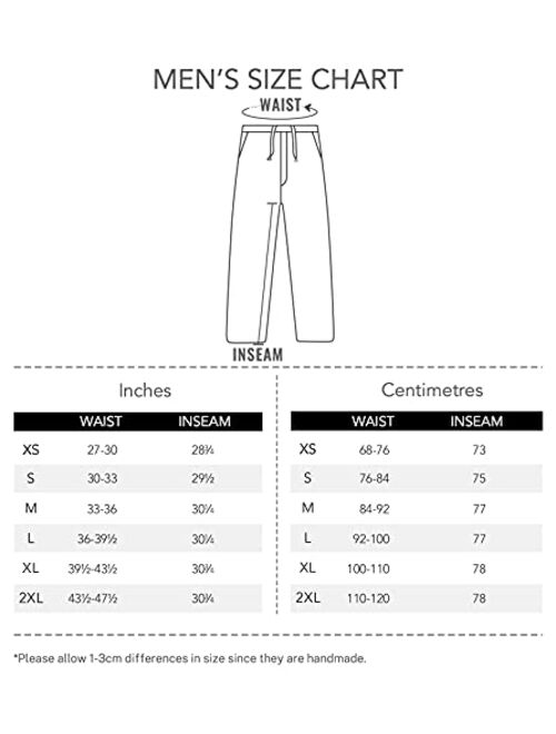 LAPASA Men's Cotton Woven Plaid Pajama Lounge Sleep Pants PJ Bottoms with Drawstring and Pockets M38