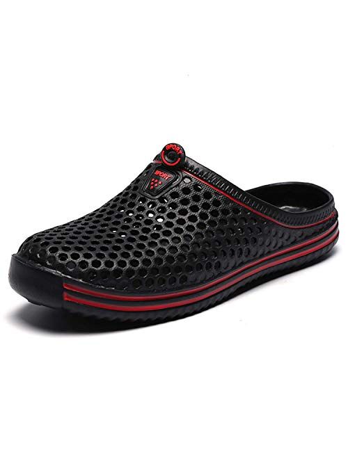 YUKTOPA Garden Clogs Shoes Women's Men's Breathable Mule Sandals Water Slippers Footwear