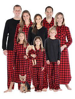 SleepytimePJs Christmas Family Matching Buffalo Plaid Flannel Pajamas