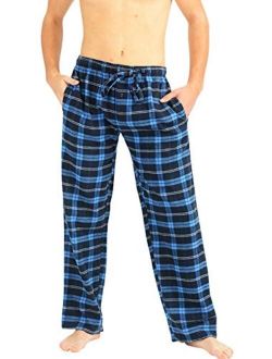 NORTY Mens Pajama Sleep Lounge Pant - Brushed Cotton Blend Flannel