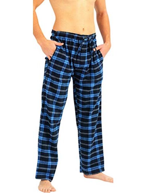 NORTY Mens Pajama Sleep Lounge Pant - Brushed Cotton Blend Flannel