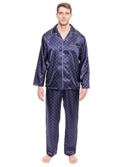 Noble Mount Satin Pajamas for Men - Silky Pajama Set for Men