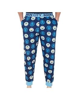 Manchester City FC Official Soccer Gift Mens Lounge Pants Pajama Bottoms