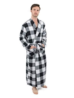 Mens Flannel Robe Christmas Robe (Size Small-XXX-Large)