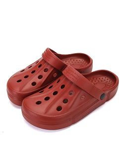 FZUU Mens Women Breathable Garden Clogs Comfortable Slip On Beach Sandals Lightweight Slippers Water Shoes